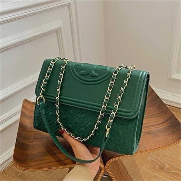 

trend female and large capacity diagonal diamond lattice embroidered thread underarm