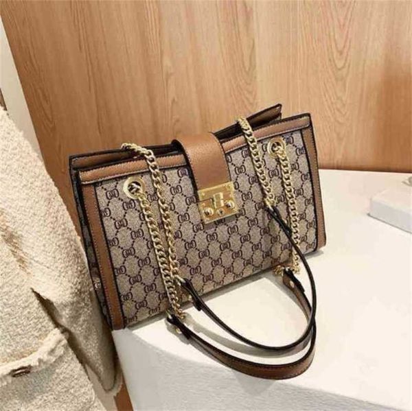 

2023 new luxury bags trend female spring large old flower simple bucket