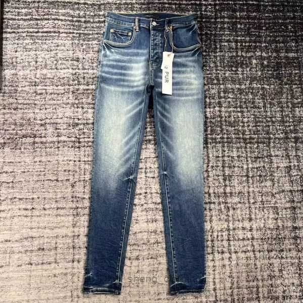 

purple jeans designer jeans mens pants straight regular tears washed long hole 30 38 2 ejj9, Blue