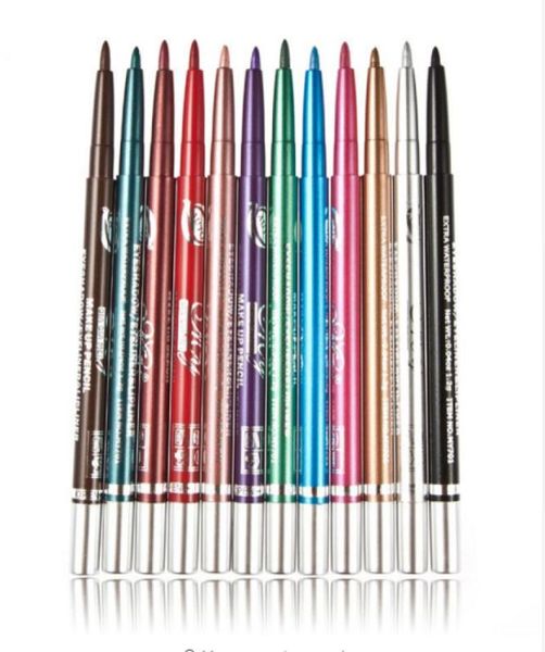 

wholexxl 12pcsset stage cosmetic makeup beauty pen waterproof liquid eyeshadow eye liner lip eyeliner pencil with rotary ret3073745