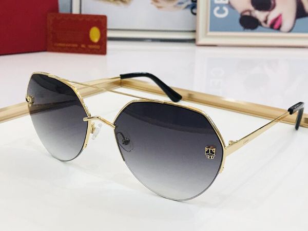 

realfine888 5a eyewear catier ct0355s pilot frame luxury designer sunglasses for man woman with glasses cloth box ct0361s ct0364s, White;black