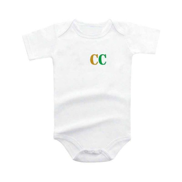 

rompers 1-2 years baby boy girl kids newborn designer luxury pure cotton short-sleeved fart clothes jumpsuits, Blue