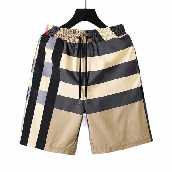 

23ss mens womens designers burberys shorts summer fashion streetwears clothing quick drying swimwear printing board beach advanced design 14, White;black