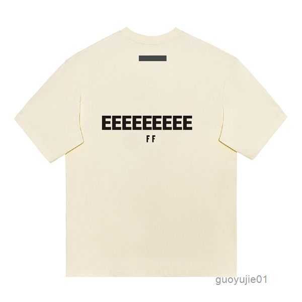 

designer shirts essent t shirt street casual essentail tshirt loose men women summer luxury essen tshirts chest print tees essentiel t-shir, White;black