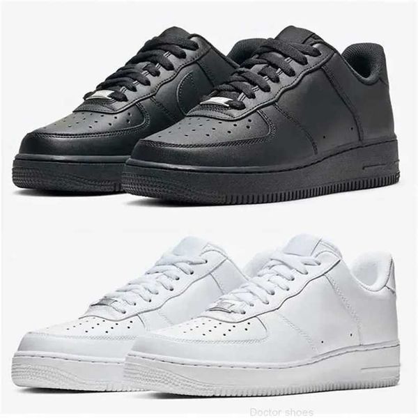 

1 classic basketball shoes one skateboarding white black ones high low cut trainers forces 1s air cushion original sports sneakers size 36-4