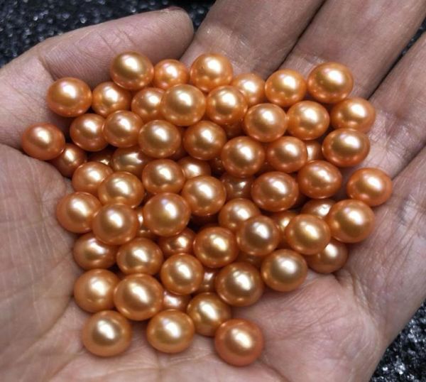 

high luster loose round freshwater pearls without hole dyed color mix 28 different colors for jewelry diy3792291, White