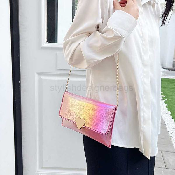 

shoulder bags 2023 french stick women's bag women's spring and summer new fashion versatile laser bag underarm shoulder bagstylish