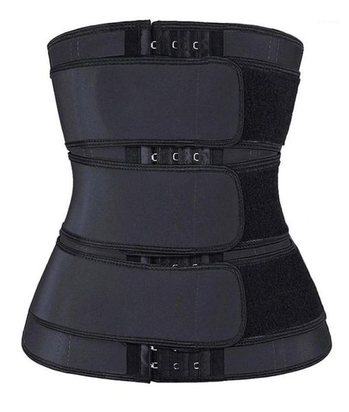 

neoprene waist trainer corset sauna sweat belts women adjustable waist slimming trimmer girdle tummy body shaper modeling strap17551094, Black;gray