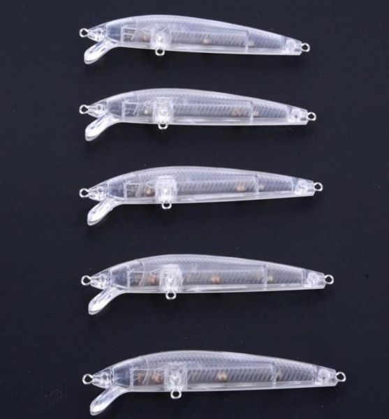 

100pcs minnow blank hard unpainted fishing baits crankbait wobblers lures 9 8cm 6g225o7680445