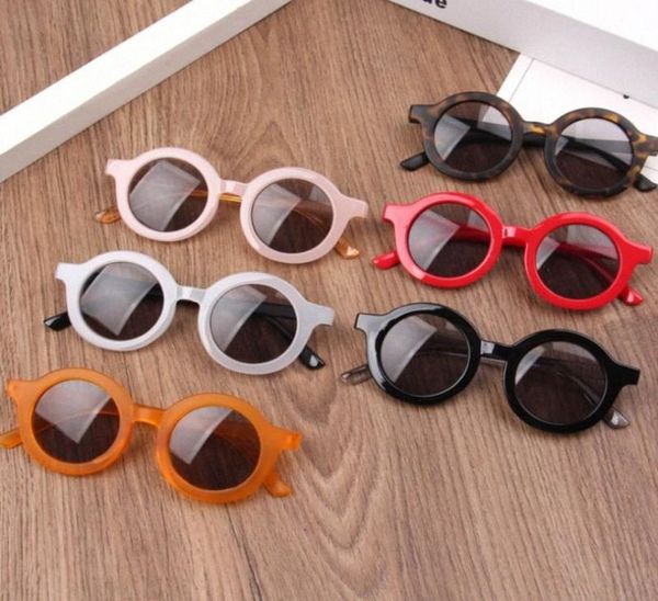 

2020 2020 new sun flower candy colors round cute kids sunglasses uv400 for boy girls toddler lovely baby sun glasses children ocul7493495, Blue