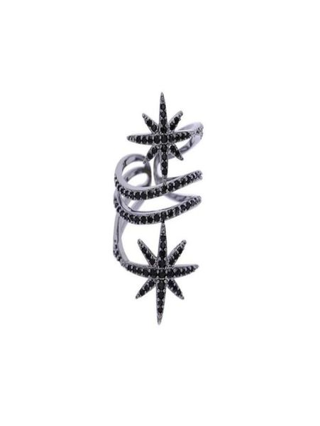 

europe america exaggerated fashion personality eightpointed star ring rice word star open index finger ring exquisit22830688, Silver