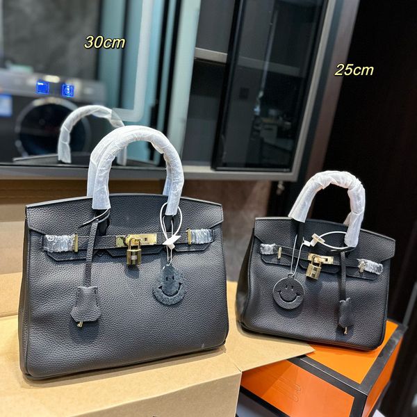 

luxury tote bag black shoulder bag cowskin genuine leather ladies handbag brands with thick strap womens purses designer totes traveling off