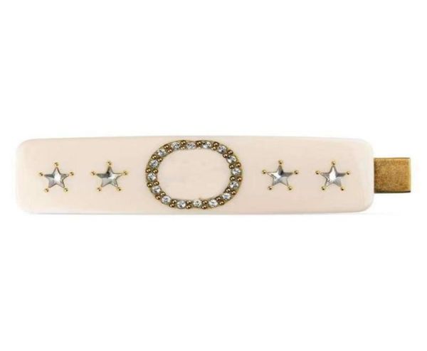 

2022 new fashion crystal letters stars hair clips barrettes ladies luxury designer hairpin jewelry69519823032787, Golden;silver