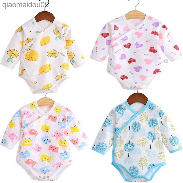 

baby boy romper clothes 0-24m newborn girl rompers cotton long sleeve jumpsuit outfit clothes for kids baby onesie autumn l230712, Blue