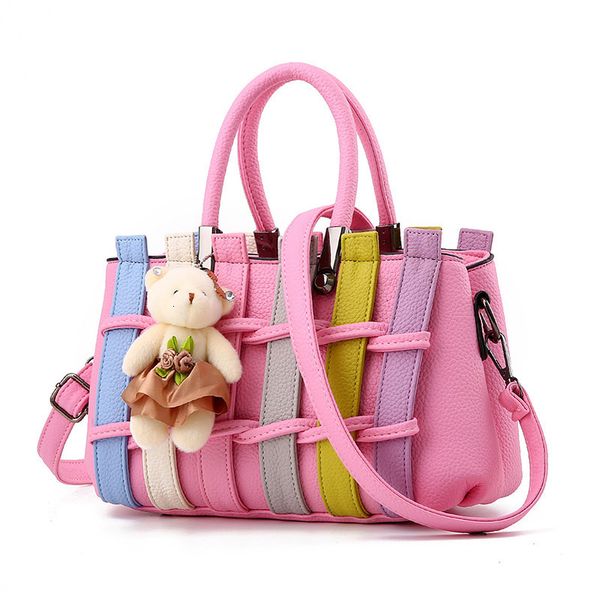 

evening bags women's bags ladies shoulder bags tote bags weave design female cute pink handbag bag for women 230727