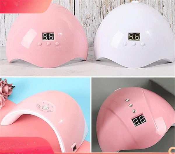

36w nail dryer uv led lamp professional usb smart sunlight curing nail gel polish fast dry nail art machine manicure tools a1169762069, Silver