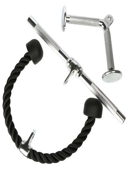 

tricep lat rope straight bar v shape barbell cable attachment1813114