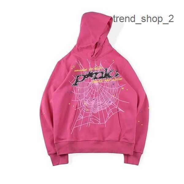 

2023 spider hoodie young thug sp5der 555555 hoodies men and women selling hoodie fashion designer printing spider web tracksuit designer hoo, Black