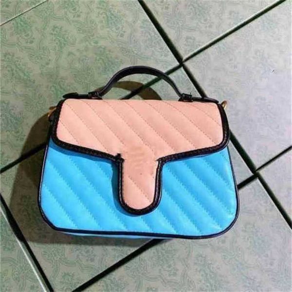 

marmont hand embroidered square trend chain color matching