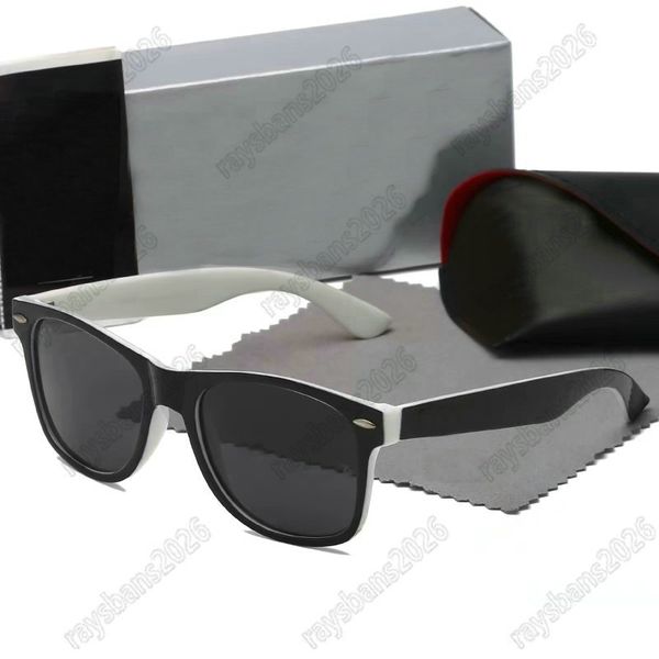 

luxury raa bao designer sunglasses classic brand retro wayfarer sunglasses eyewear bans designers female male sun glasses woman ray 2140 wit, White;black