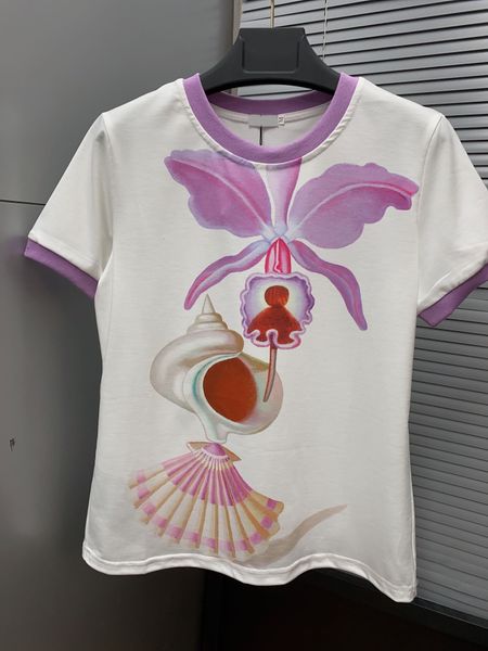 

2023 summer women designers o-neck t shirts fashion letter printing short sleeve tshirts tees luxury casual, White