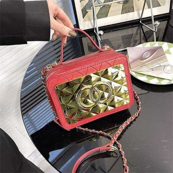

designer luxury bags letter chain mini lipstick messenger
