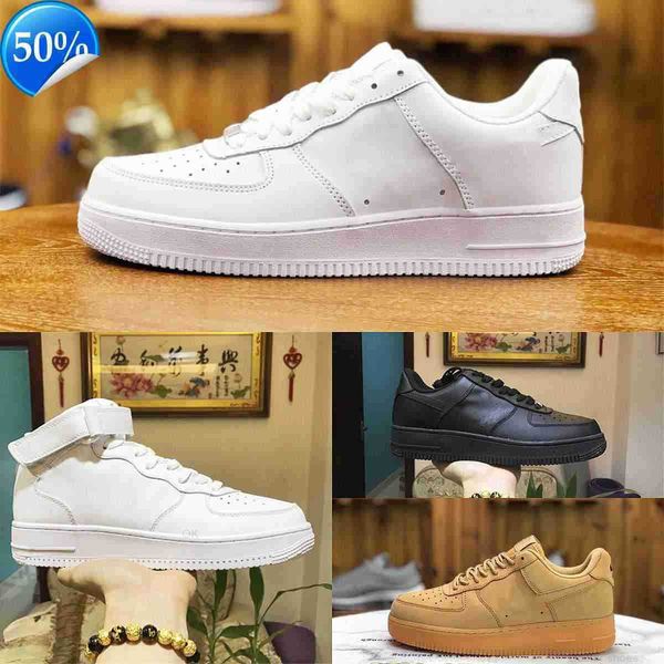

designers outdoor men casual shoes trainer af1 low airforce air''forces 1 white skateboard one 1 07 knit euro airs high women all