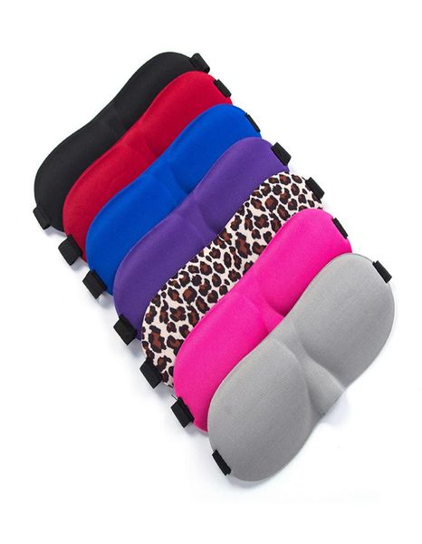 

3d natural sleeping eye mask cover kids039 sunblock breathable shading eyeshade travel eyepatch 13 colors c55284648182, Blue