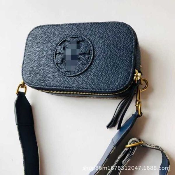 

luxury designer luxury bags 2023 new tb camera versatile shoulder women's crossbody litchi pattern leather small square bag