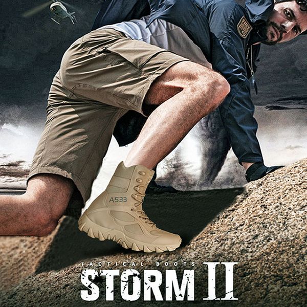 

explosive outdoor shoes magnum combat boots high breathable tactical boots special soldiers outdoor hiking wear training men's shoes hi, Black