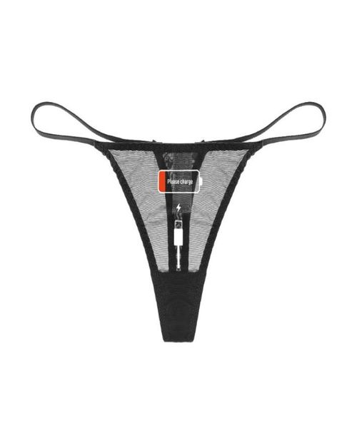 

women039s panties funny cute halloween battery charging pattern thong ladies lace seethrough vstrings christmas underwear4960718, Black;pink