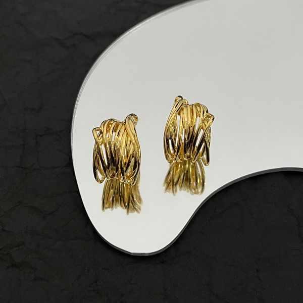 

designer stud triomphe retro earring women luxury earring pearl jewelry fashion accessories gifts sc'd, Golden;silver