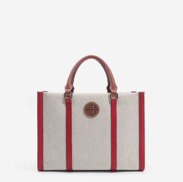 

designer luxury bags luxury tb 2023 new premium canvas commuter shoulder simple tote bag