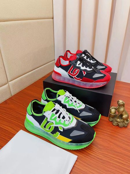 

history shoe luxury designer shoes comfortable and breathable casual shoes fly woven leather casual shoes socks shoes 6-color men's cas, Black