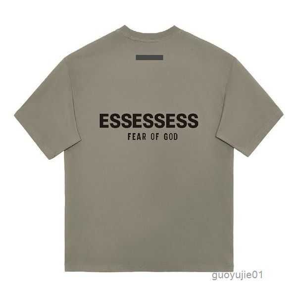 

designer shirts essent t shirt street casual essentail tshirt loose men women summer luxury essen tshirts chest print tees essentiel t-shir, White;black