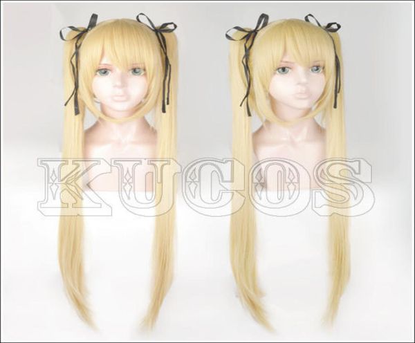 

dead or alive marie rose blond styled cosplay wig0123453996394, Black
