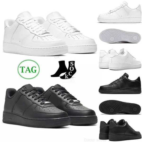 

versions classic af1 1 one running shoes men women triple black white panda unc low outdoor sports sneakers mens womens trainers