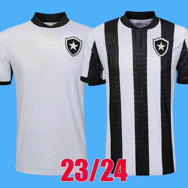 

23 24 botafogo home soccer jerseys tiquinho soares victor m.benevenuto 2023 2024 matheus hondavictor nascimento carlos alberto gabriel pire, Black;yellow