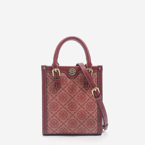 

designer luxury bags luxury tb 2023 new red bride wedding celebration small tote bag handbags