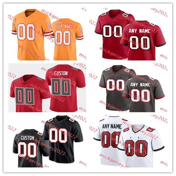 

mens 6 baker mayfield football jersey stitched mens #13 mike evans #14 chris godwin 12 tom brady jerseys s-3xl, Black