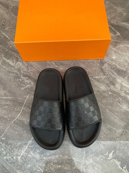 

designer pool pillow women man sandals slippers sides sunset flat comfort mules padded front strap slipper side fashionable 0725, Black