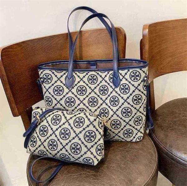 

2023 new luxury bags printed shopping large capacity canvas shoulder portable