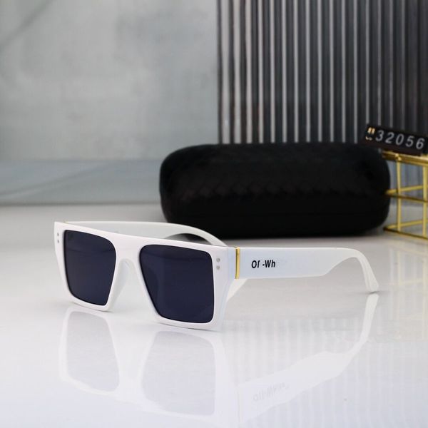 

designer sunglasses for women and men fashion model special uv400 protection letters big leg double beam frame outdoor luxury design women s, White;black