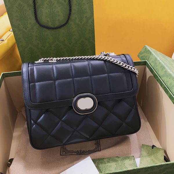 

designer crossbody bag genuine leather shoulder bag 19.5cm lady chain bag delicate knockoff super_bagss with box g057