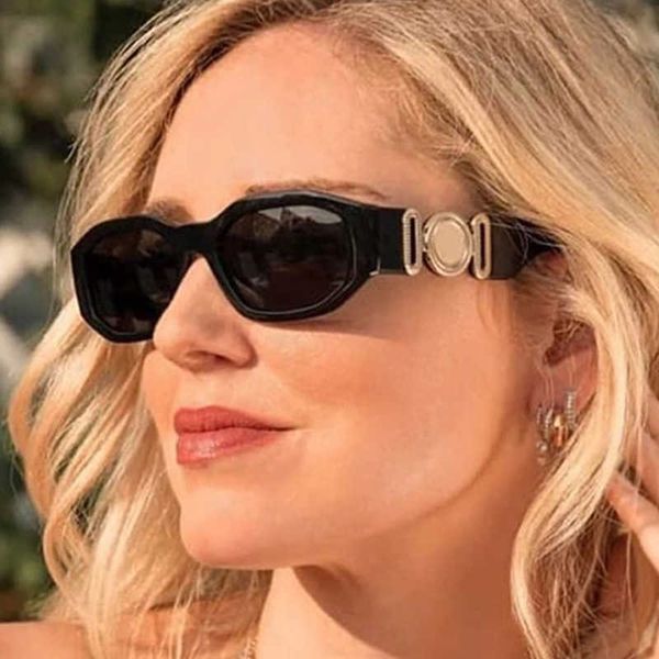 

new ins small frame polygon women's box cat's eye sunglasses fashion jelly color trend glasses, White;black