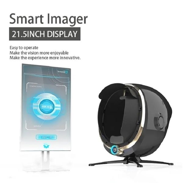 

3d magic mirror skin analyzer face scope analysis machine facial diagnosis system ai face recognition technology 2800w hd pixels with profes