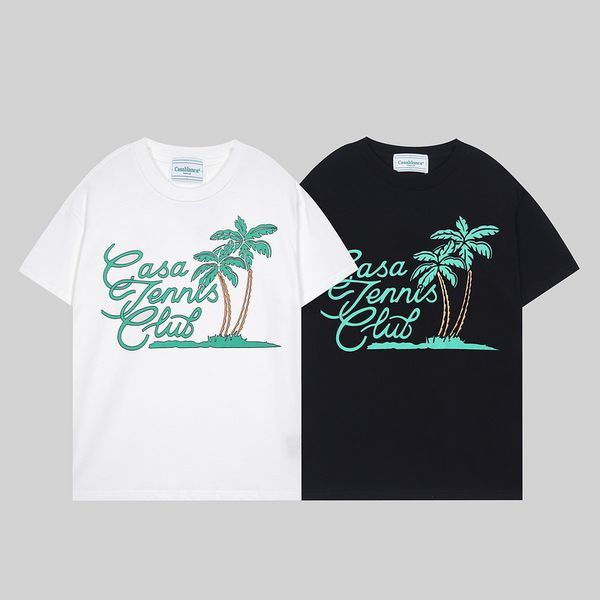 

mens designer t shirts luxe tshirt men casablanca luxury shirt for women oversized tee casablanc shirt casa blanca clothing fashion summer s, White;black