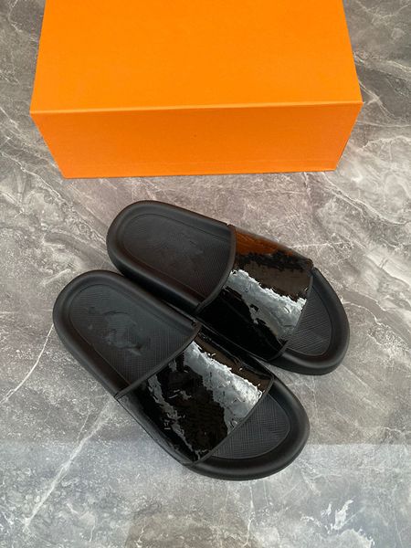 

women ladies calfskin dad sandals quilted summer designer shoes platform flats low heel wedge diamond buckle sandal slip on ankle strap beac, Black