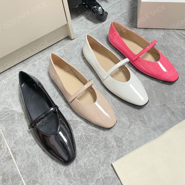 

luxury dress shoes luxury casual shoes women's flats designer patent leather ballet shoes black and white wedding party line with dress