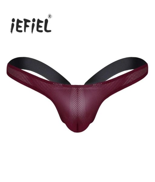 

mens lingerie bedtime see through stretchy open back jockstraps bikini gstring thong gay underwear underpants men panties4471557, Black;brown